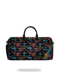 EMBROIDERED DRAGONS DUFFLE